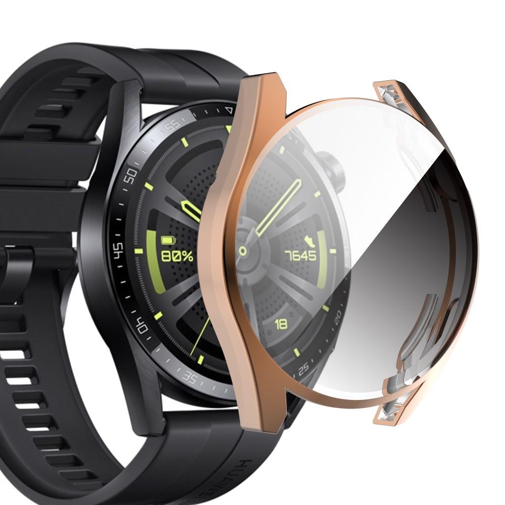 2-in-1 Case with Screen Protector for Huawei Watch GT 3 42mm, Rose Gold