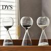 Fint Timeglas Ornamenter, 15 Min Timer, Nordisk Minimalistisk Borosilikatglas Boligindretning, Kunstnerisk Skrivebordsgave