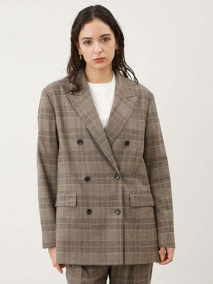 Mira Owen SET UP Jacket 09WFJ245906 CHECK Women's