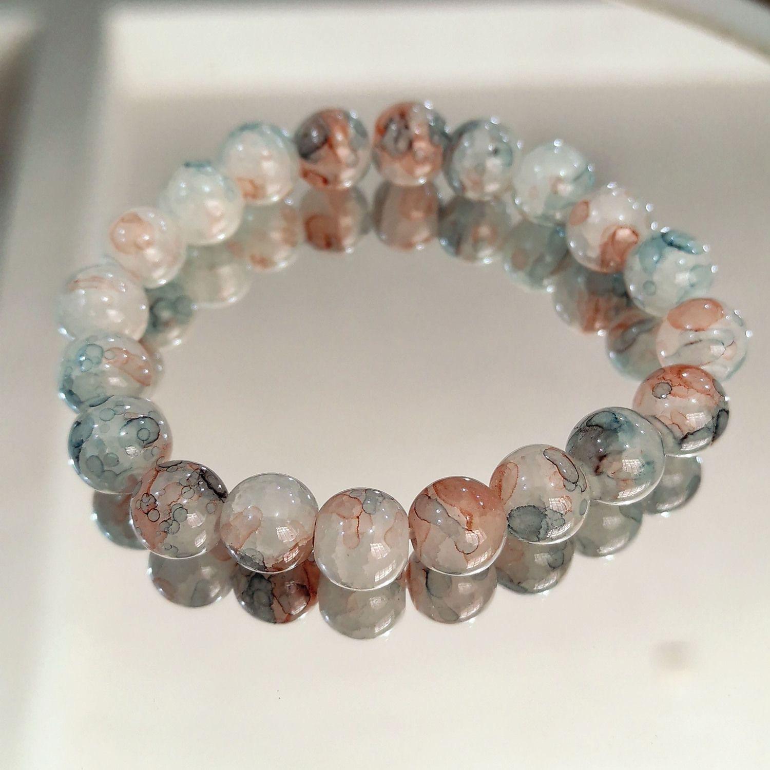 

New Chinese glass bracelet bracelet high value antique fairy sweet niche student version jewelry