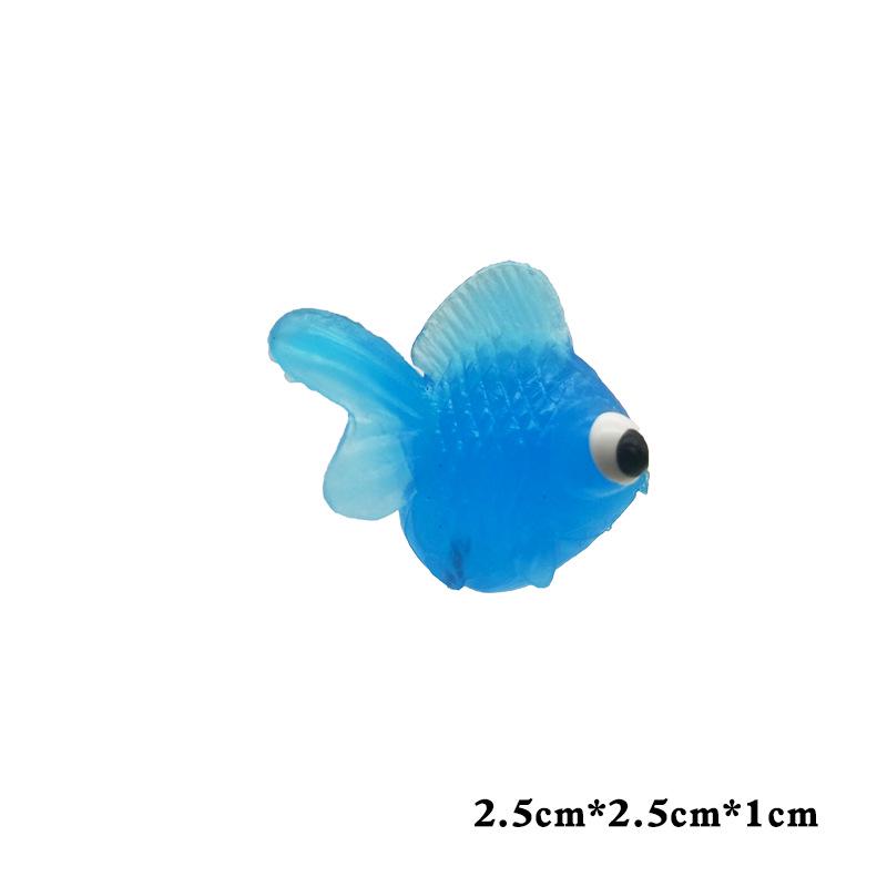 Large Soft Gel Simulation Goldfish Toy for Children - Fake Colorful Fish Model for Catching and Water Play