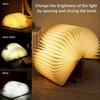 Foldable USB rechargeable LED book light, warm white light, suitable for children's reading