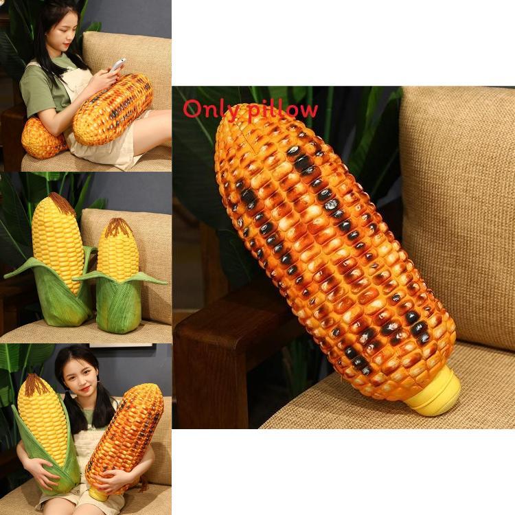 Simulation Roasted Corn Plush Doll Toy Pillow For Home Decor And Gift