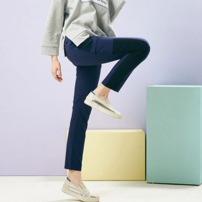 Bang Bang Women S Side Banded Stretch pantS 1+1