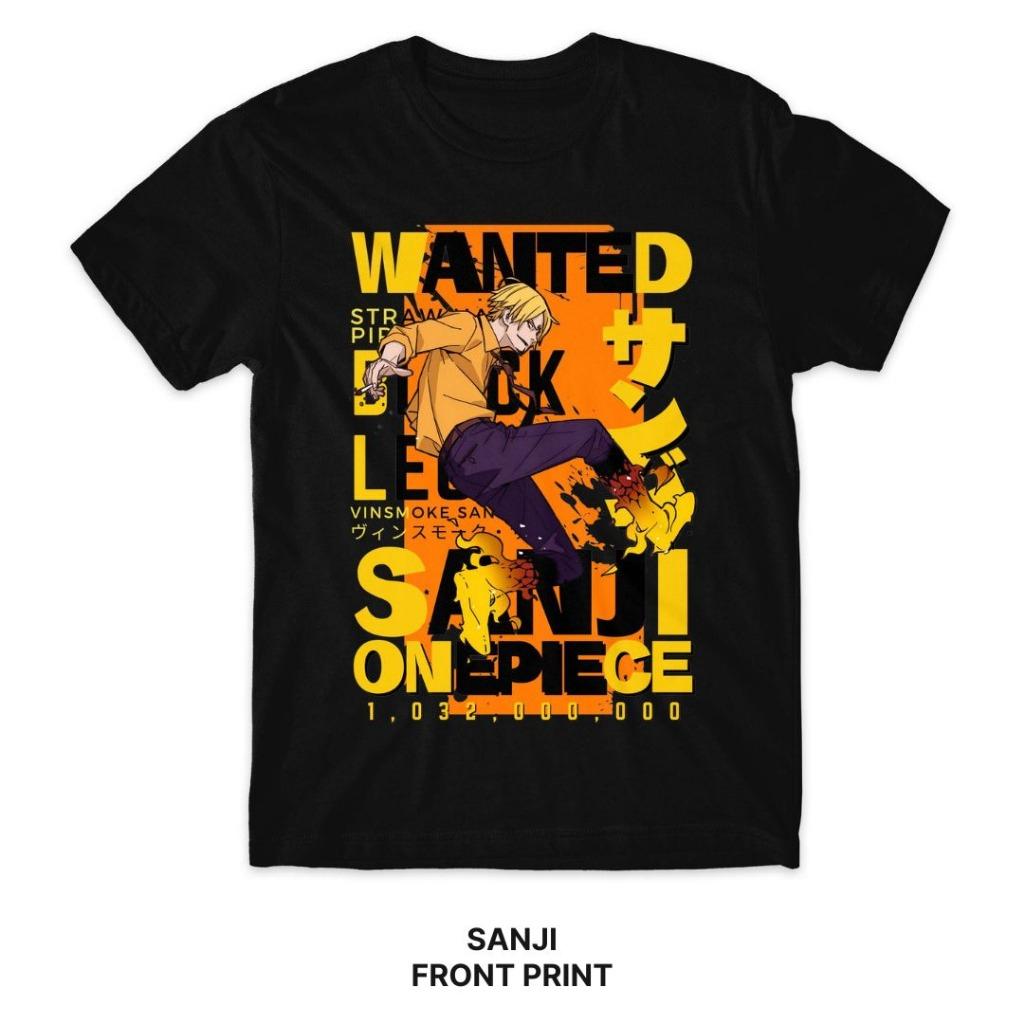 Sanji Summer T-shirt Anime ONE PIECE Harajuku Men Women Oversized Retro Streetwear Short Sleeves Loose Casual Comfortable Y2k