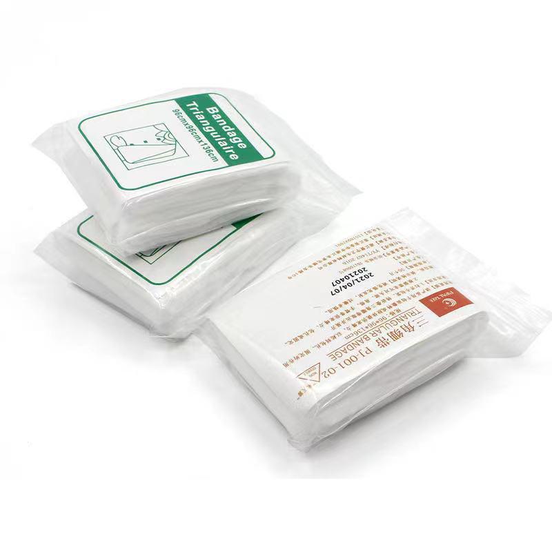 Outdoor Emergency Triangular Bandage for Arm Fracture Fixation - Non-Woven First Aid Scarf