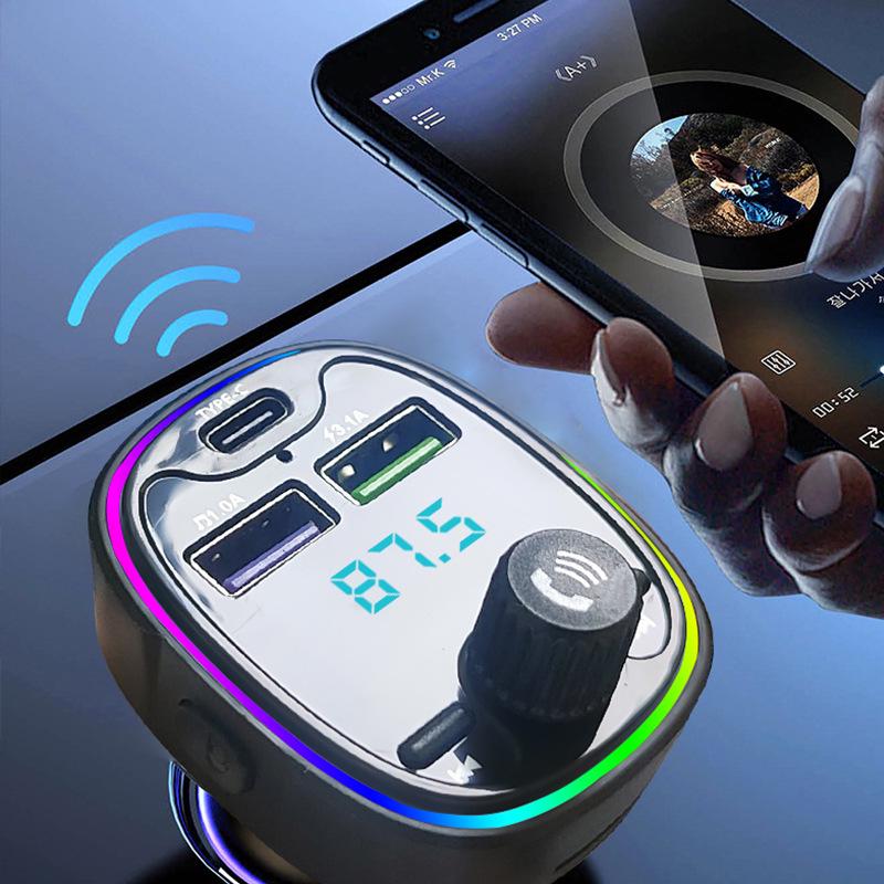 HT-3 Car Bluetooth Charger: MP3 Player, TF Card, USB Drive, 3.1A Output