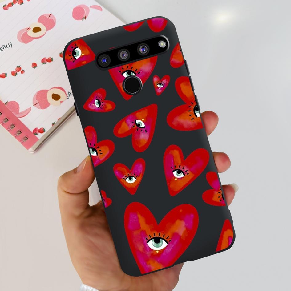 For LG V35 ThinQ Case Cover For LG V40 V50 V50S ThinQ Shockproof Silicone Cases Fashion Flower Soft Funda For LGV50 ThinQ Bumper