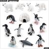 Realistic Arctic Animal Models: Polar Bear, Arctic Fox, Seal, Walrus, Whale