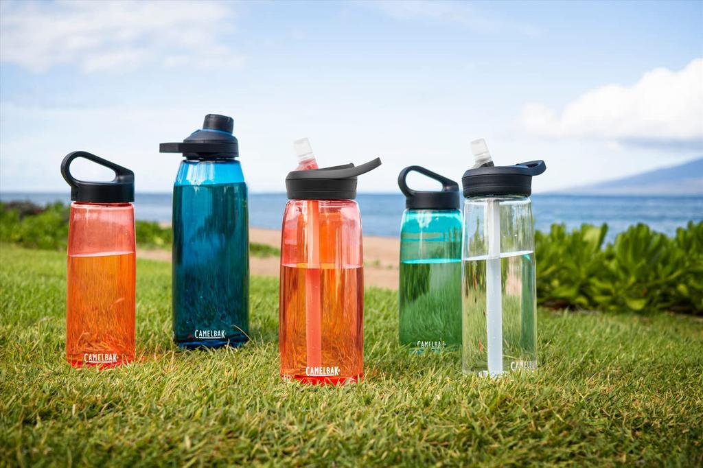 CamelBak Tritan Coastal Water Bottle with Carry Dishwasher Safe Cap, 1000ml/1L, Lightweight, Compact,