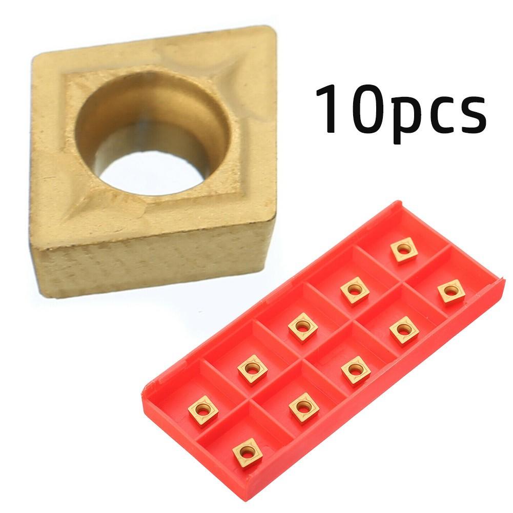 10pc CCMT060204 US735 CCMT21.51 Lathe CNC Carbide Blades Insert for Turning