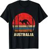 Australia - Retro Vintage Animal Marsupial Mammal Zookeeper Gift Unisex T-Shirt