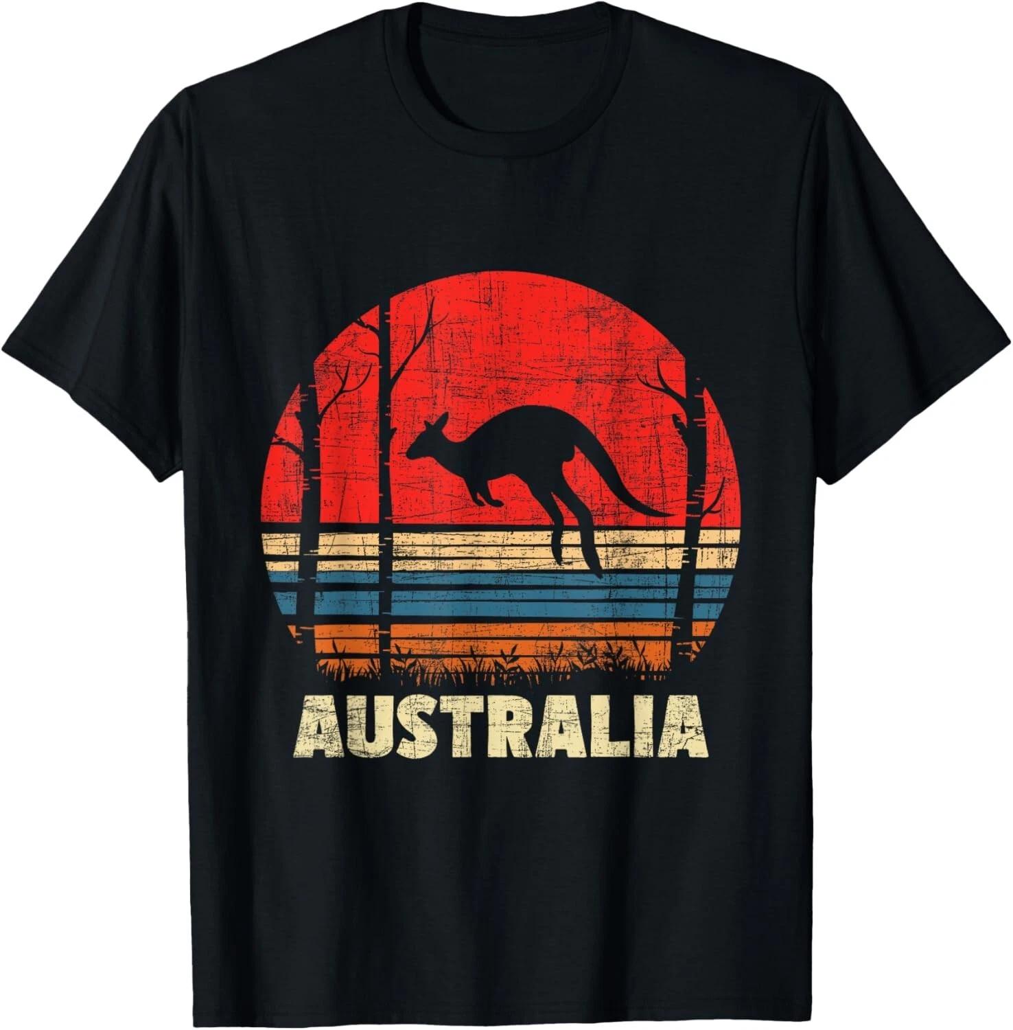 

Australia - Retro Vintage Animal Marsupial Mammal Zookeeper Gift Unisex T-Shirt 3XL