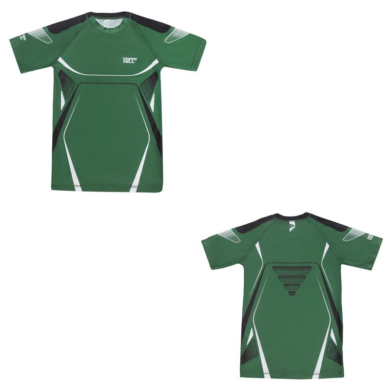 2025 New GREEN HILL Boxing Shirt 3D Men's and Women's T-shirt MMA Judo Outdoor Sports Fitness Training Men's Top Large Size 6XL