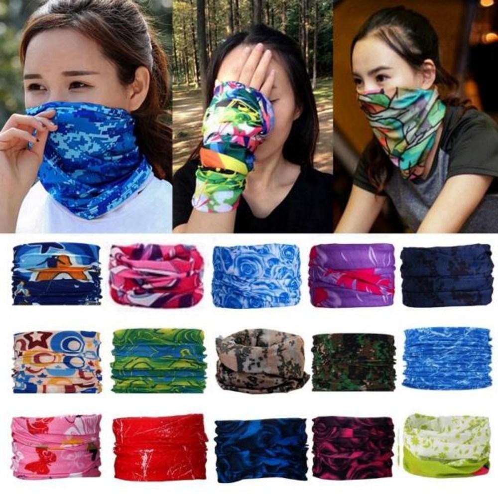Ice Neckband Unisex Fashion Head Face Sunshade Collar Gaiters Tube Bandana Scarf Sports Headwear Dustproof Outdoor Fishing, 2) 6