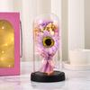Acrylic Cover Eternal Rose Soap Flower Sunflower Gift Box Qixi Festival Valentine's Day Gift for Girls Ornament