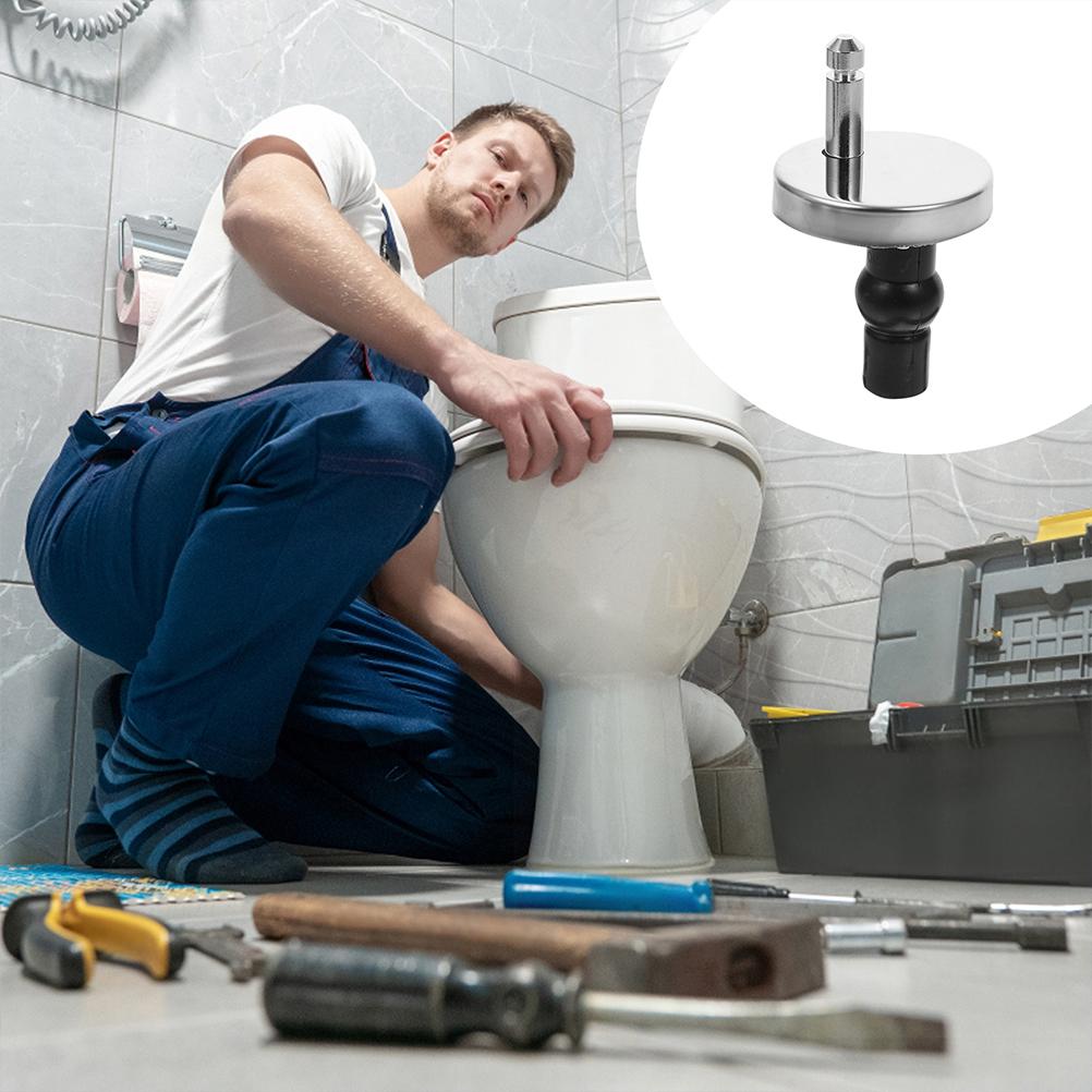 2 Pcs Hinge Toilet Lid Accessories Cover Screw Connector Smart Stainless Steel (60mmq Foot B Type Two) 2pcs Bolts Seat Fixings