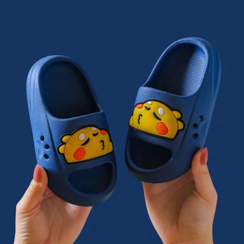 Children's slippers, cute cartoon boys and girls, baby children's shoes, middle-aged children's parent-child cool slippers