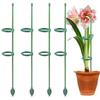 Plant Supports for Indoor Plants,  30cm Plant Stakes Support Sticks with Clips, Adjustable Monstera Support for Orchid Rose Flower