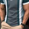 Men's Fashionable and Comfortable Houndstooth Pattern Design Digital Printing Summer Outdoor Wear Europe Popular Polo Shirt