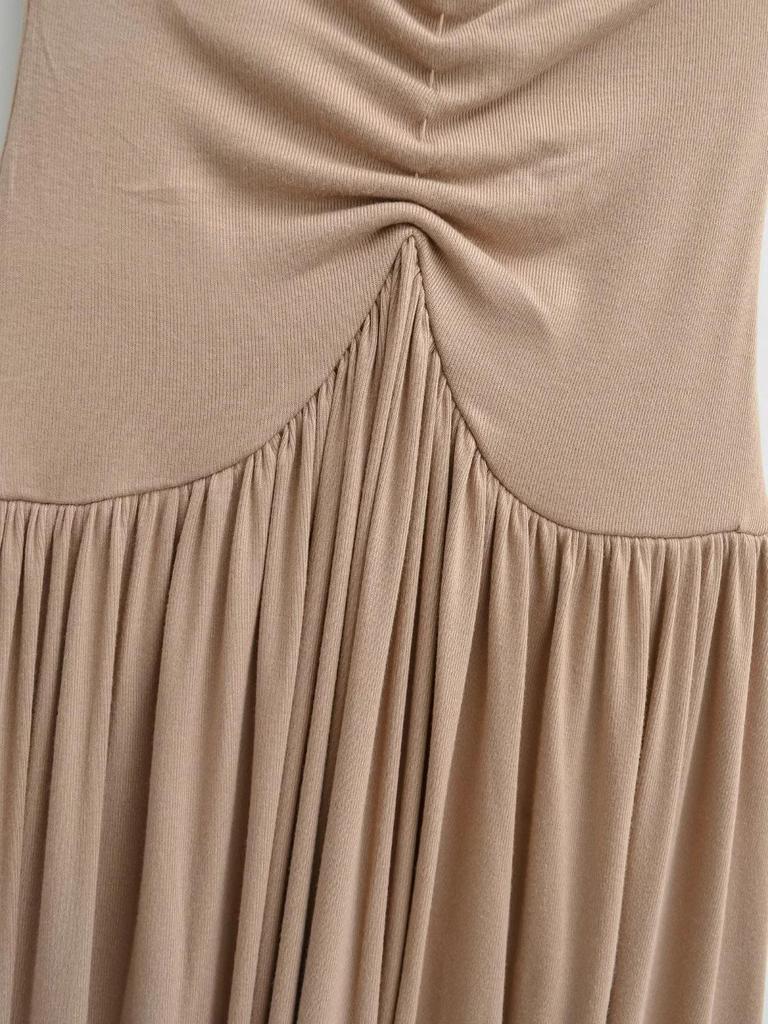 Women's Summer Spicy V-Neck Lace Patchwork Slim-Fit Long Dress