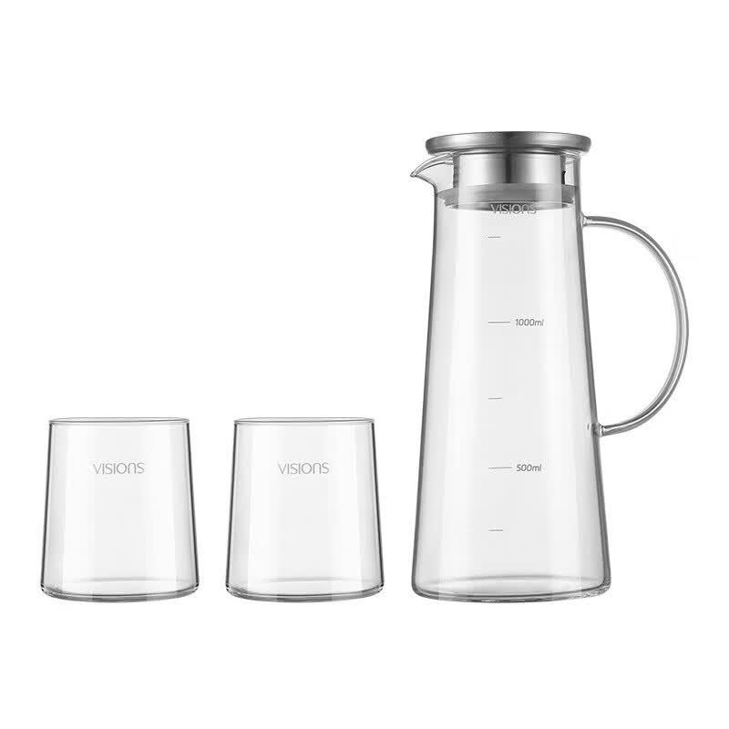Corning Summer Chill High Borosilicate Glass Pitcher Set