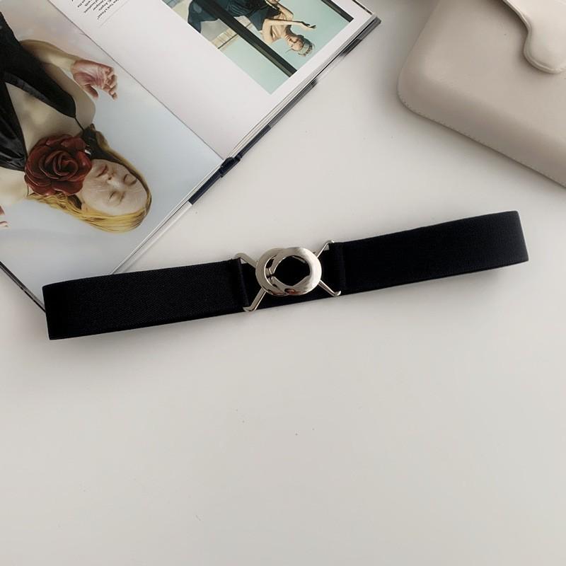 

Decorative Thin Belt Women S Dress Elastic Elastic Waist Black Belt Women S Waist Seal Small Belt Black