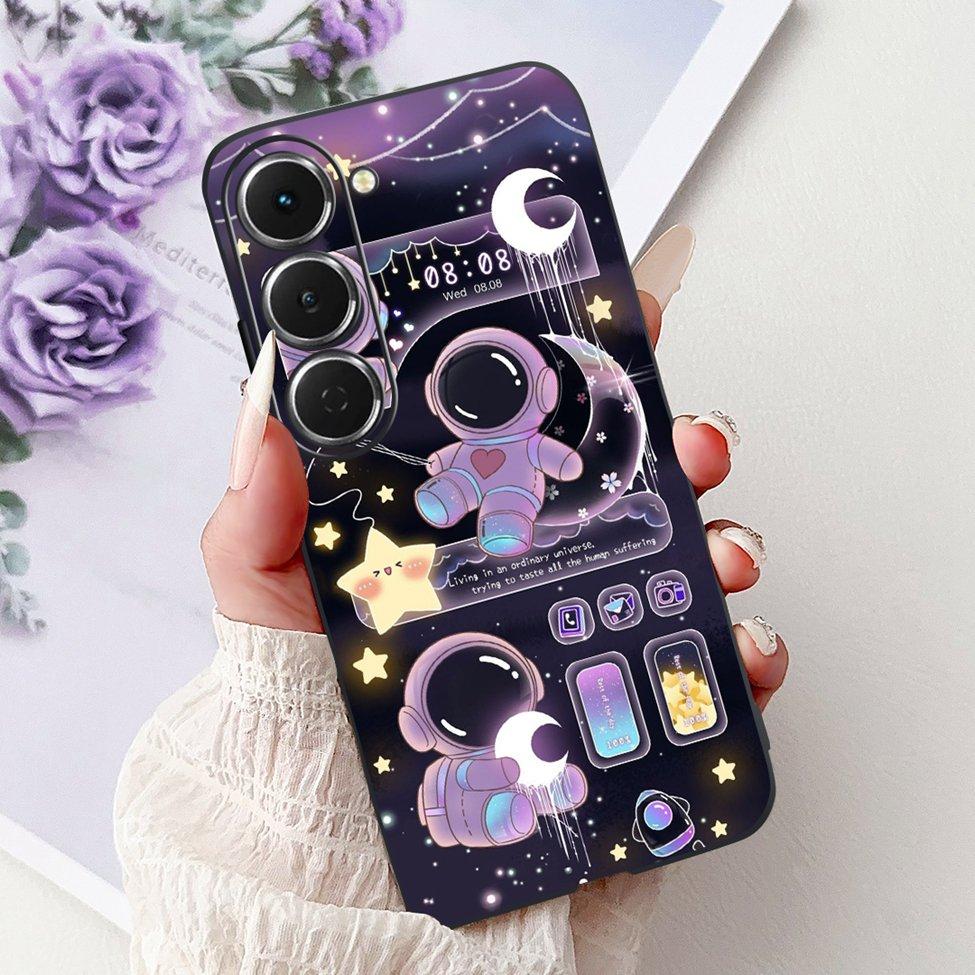 Casing For Tecno Spark 40Pro KM6 Cover For Techno Spark 40 Pro Case Silicone Luxury Butterfly Love Fashion Flowers Cool Painted