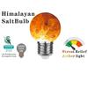 Himalayan Glow Salt Light Bulbs 60-Watt Equivalent, Warm Amber Glow, 2Pcs