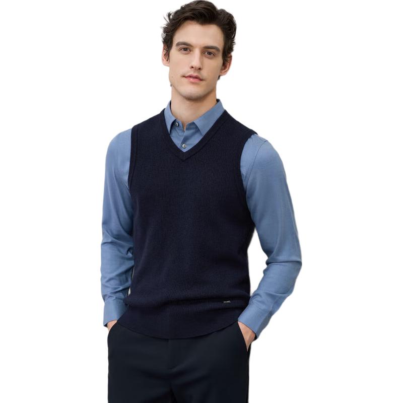 

Мужской жилет EMZ Erdos из шерсти и кашемира с V-образным вырезом L