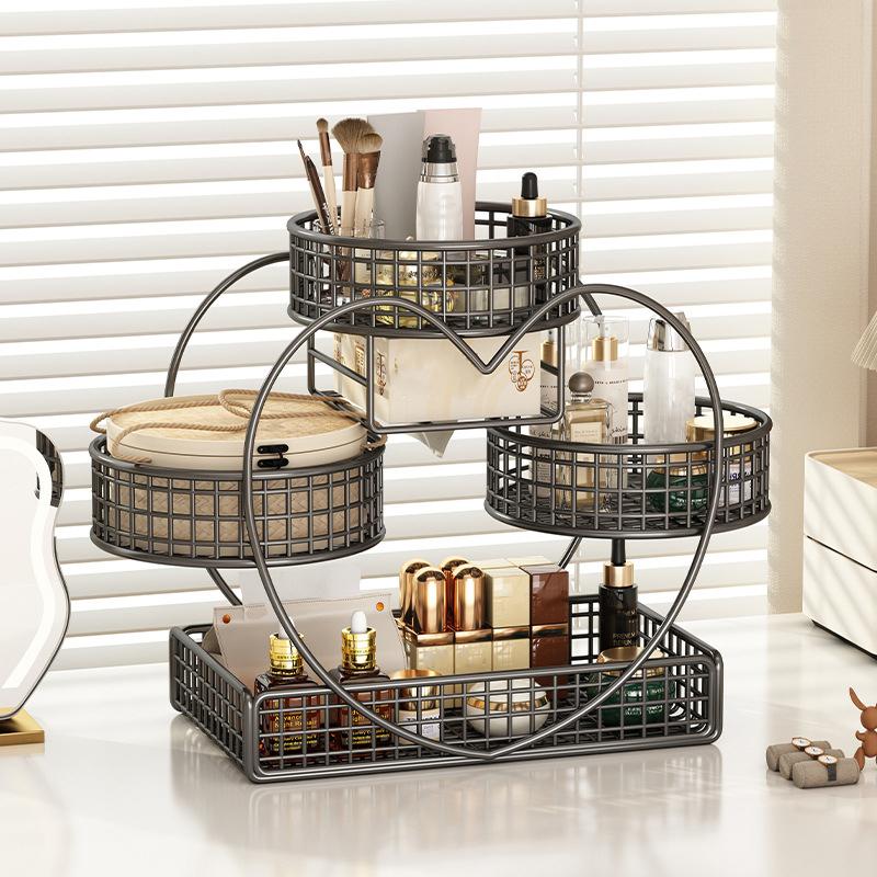Cosmetic Storage Rack Desktop Storage Box Dressing Table Multi-layer Skin Care Storage Rack Bathroom Washbasin Shelf
