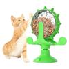 360° Wheel Interactive Pet Puzzle Feeder Toy Slow Feeder for Cats and Dogs with Strong Suction Cup