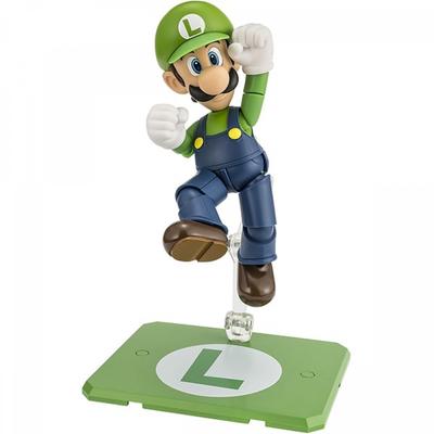 Bandai S.h.figuarts Super Mario Luigi [Figura de Acción Pintada Aproximadamente 110 mm