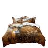 3D Digital Printing Three-Piece Set, Quilt Cover, Bed Sheet, Pillowcase, Cartoon Kit
