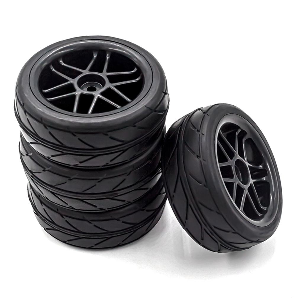 RC Drift Tires RC Racing Car Tires 4pcs Replacements for 1/10 94123 94122 D5 RC Drift Car