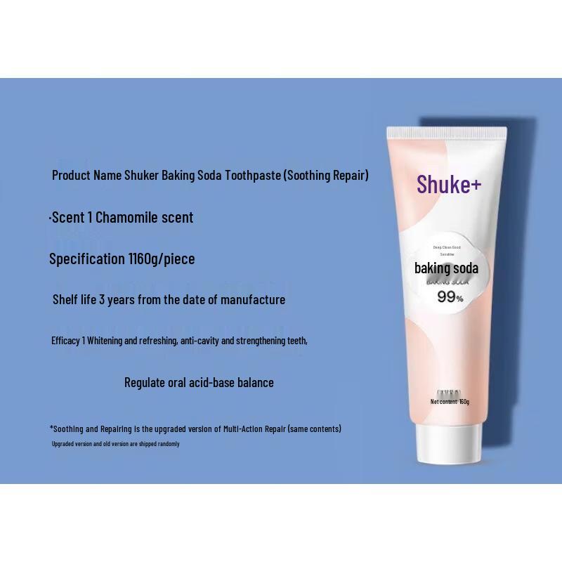 Shuke Baking Soda Sensitive Repair Toothpaste 3-Pack