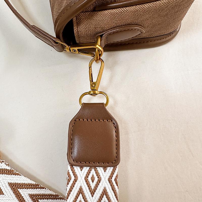 Genți de umăr pentru femei, cu design retro, geantă de mesager Tendință 2024, toamnă iarnă, cu buzunar pătrat, o geantă maro, ocazională, pentru femei
