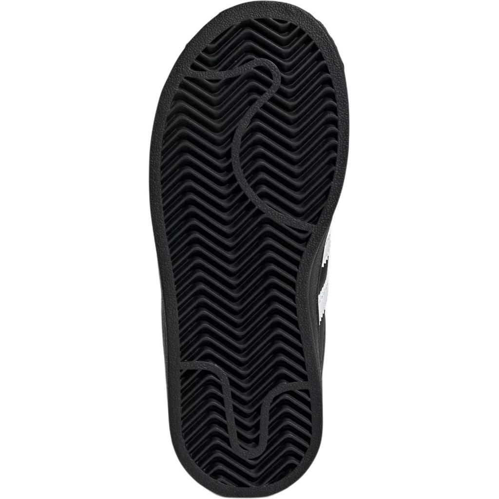 Adidas Originals Superstar 2 Cushioning Low top Kids' Skateboarding Shoes Black Children Aged 3 7 Years Old JH9981