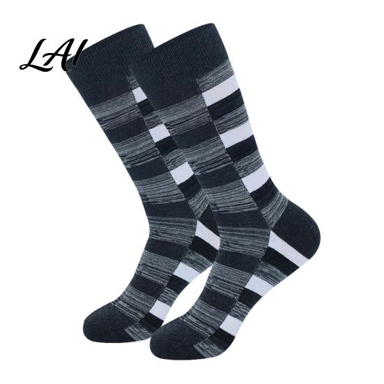 Moisture Management Work Socks Men's Retro Plaid Crew Socks Thickened Combed Cotton Thermal Pattern Breathable Anti-Odor Athletic Casual for Outdoor