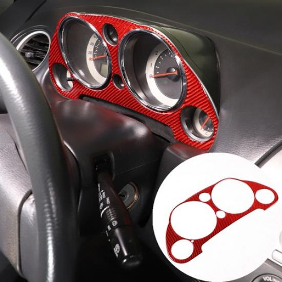 Carbon Fiber Red Dashboard Display Trim Panel For Mitsubishi Eclipse 2006-2011