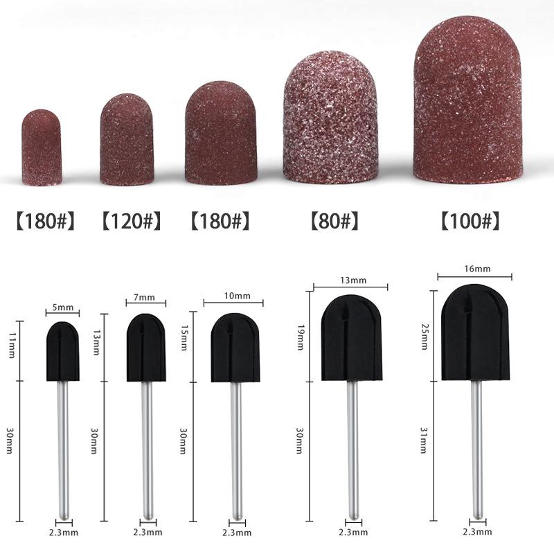 Premium Nail Sanding Caps for Callus Removal & Foot Care - Compatible with Electric Grinders