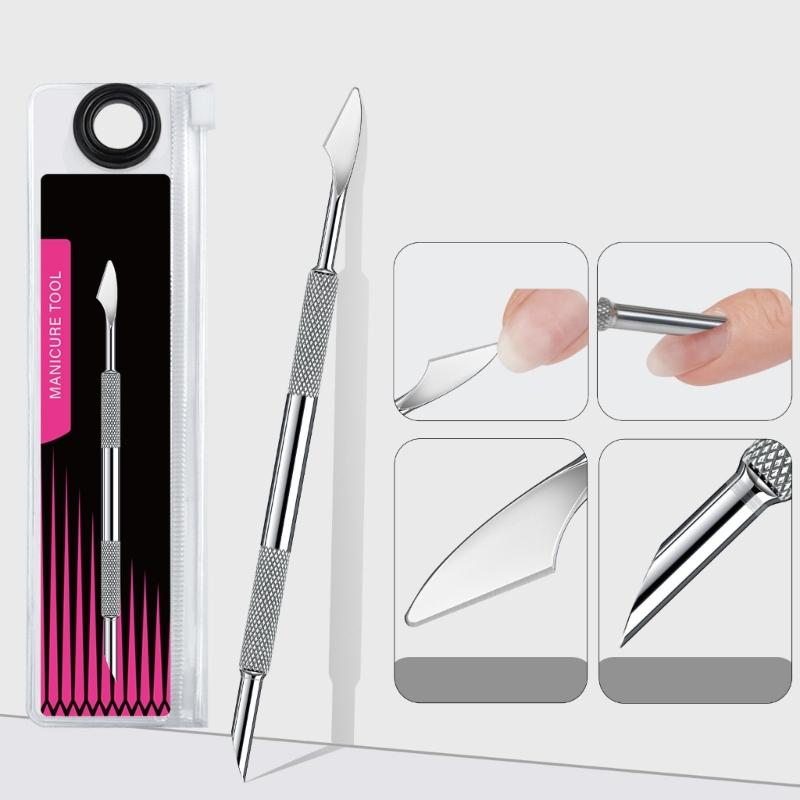 Nail Cuticle Pusher Cuticle Remover Cuticle Trimmer Nail Cleaner Duals Sided Manicure Pedicure Tool Nail Dotting Pen