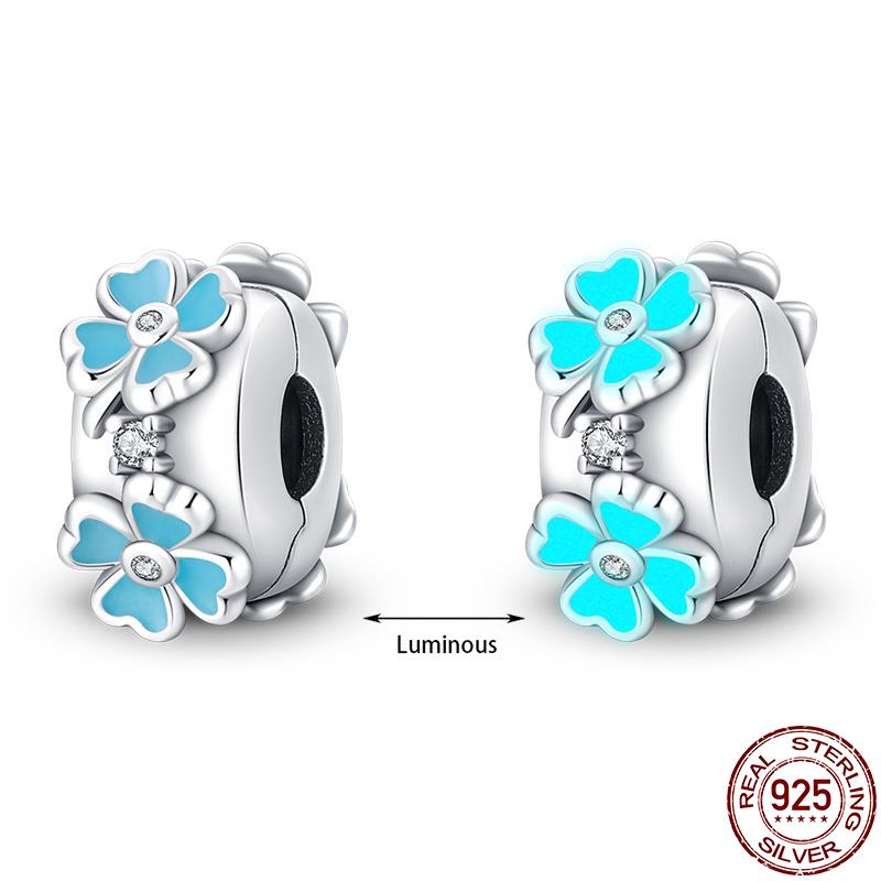 Compatible With 3mm Authentic Bracelets 100 copper Safety Buckle Charm Ideal For Women Jewellery Do It Yourself Bead Charms Authentic New Items