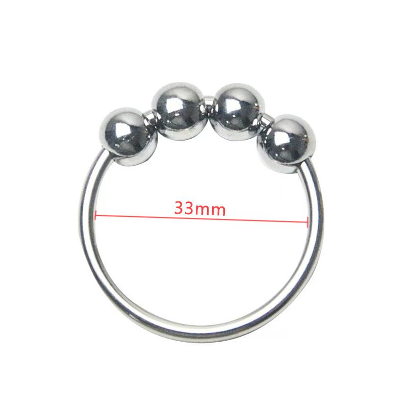 Male Metal Penis Sleeve Cock Rings Foreskin Circumcision Penis Ring Adult Sex Toys Delay Ejaculation Erotic Sex Products for Men