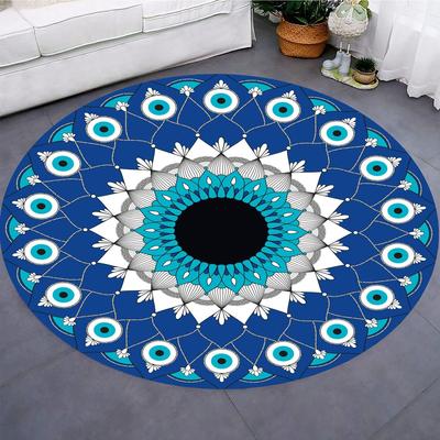 Evil Eye Rug Evil Eye Mandala Rug Covor Mandala, Mandala, Decor pentru casa, Covor de arta, Covor de design, Covor antiderapant, Covor rotund, Covor Populer