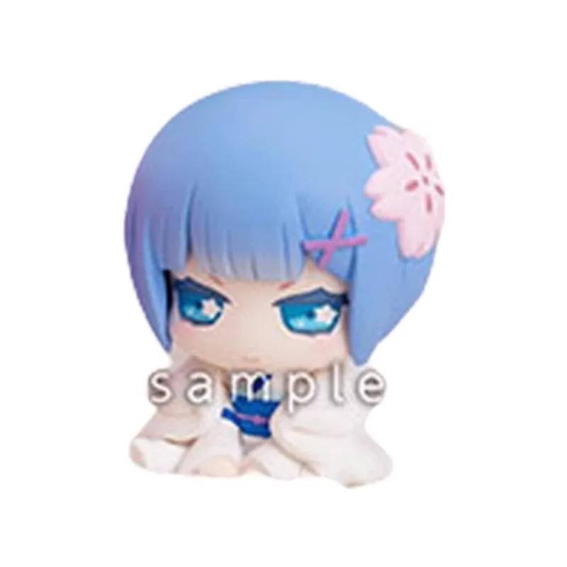 Re Starting Life Another World Sleeping Series Gashapon Toys Rem Ram Anime Lovely Figure Model Ornaments ZERO in Kid Friendly Entertaining Fun Play