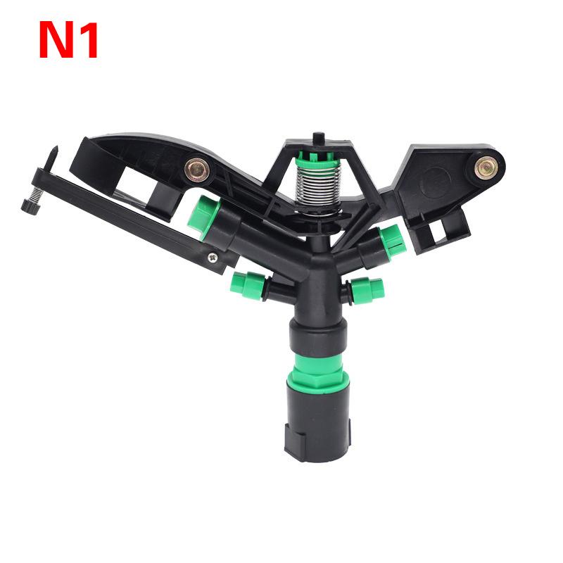 1 Inch Four-Nozzle Rocker Arm Sprinkler For Garden Farmland 360Degree Irrigation Rotating Sprinkler System For Cooling Dust Removal