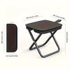 Portable Multifunctional Outdoor Picnic Camping Folding Chair, Ultra Light Fishing Stool, Travel Stool, Fishing Accessories