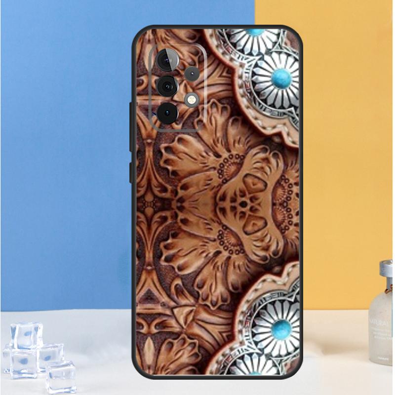 

Коричневый Ковбойский Кожаный Чехол в Сельском Стиле Для Samsung Galaxy A54 A34 A14 A13 A33 A53 A36 A05 A06 A16 A32 A52 A55 A35 A15 A56 A26 Samsung A05