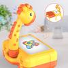 Drawing Tablet Education Multifunctional Projection Painting Table Giraffe Storage Light Music Writing Pad Girl Children's Toys
